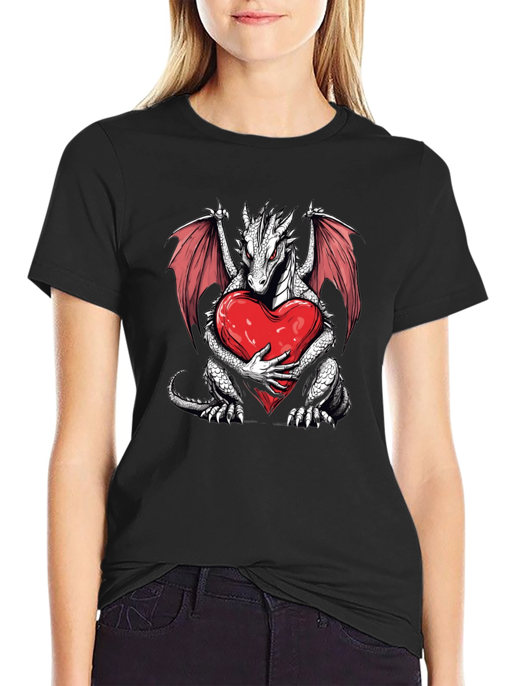 Dragon Heart Graphic T-Shirt