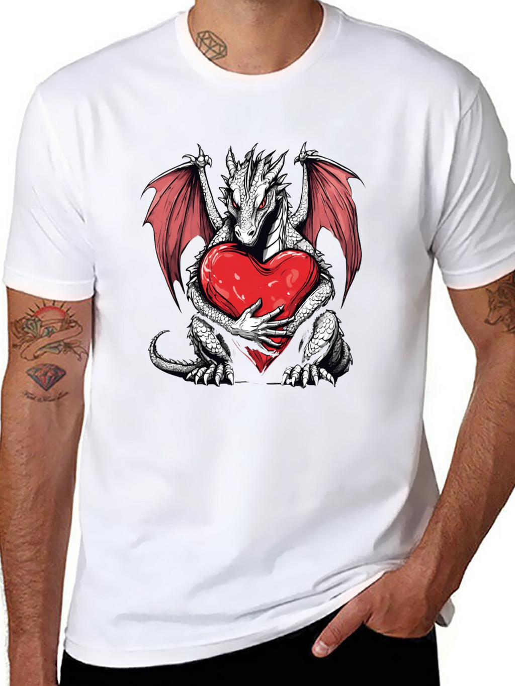 Dragon Heart Graphic T-Shirt
