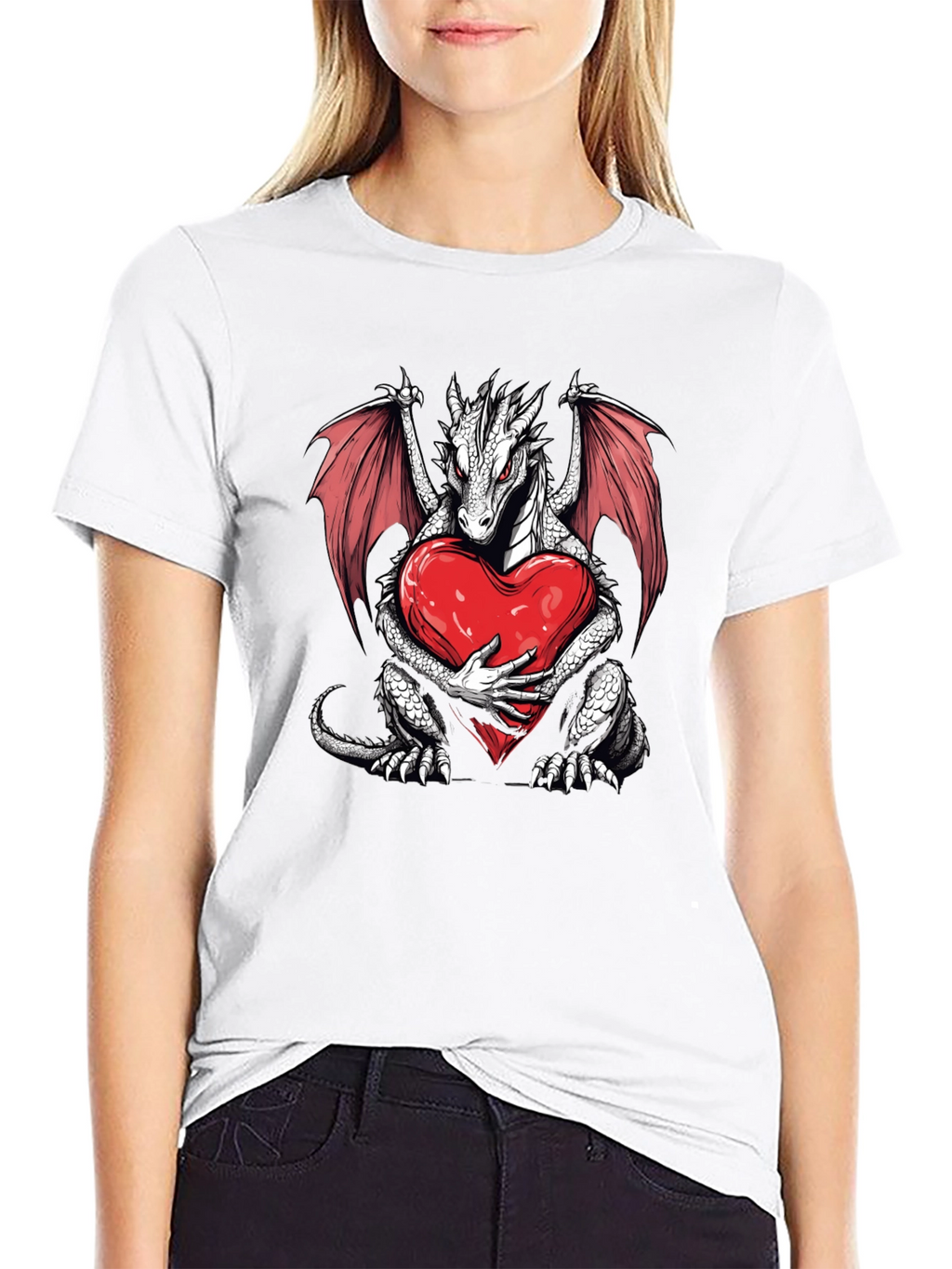 Dragon Heart Graphic T-Shirt