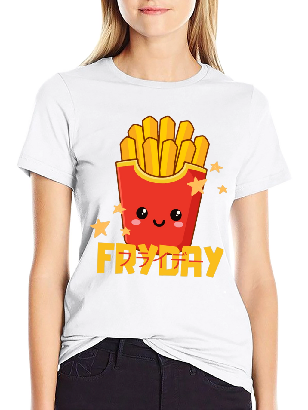 Fryday Graphic Tee - Fun Foodie T-Shirt