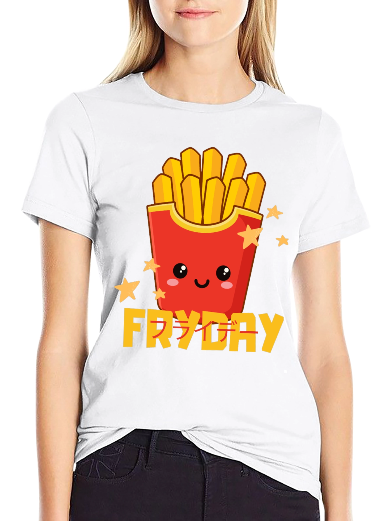 Fryday Graphic Tee - Fun Foodie T-Shirt