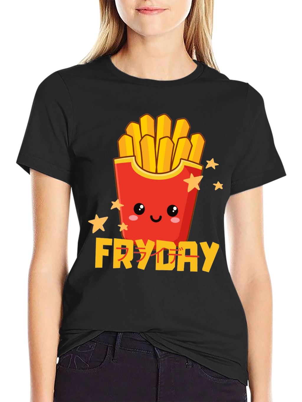 Fryday Graphic Tee - Fun Foodie T-Shirt