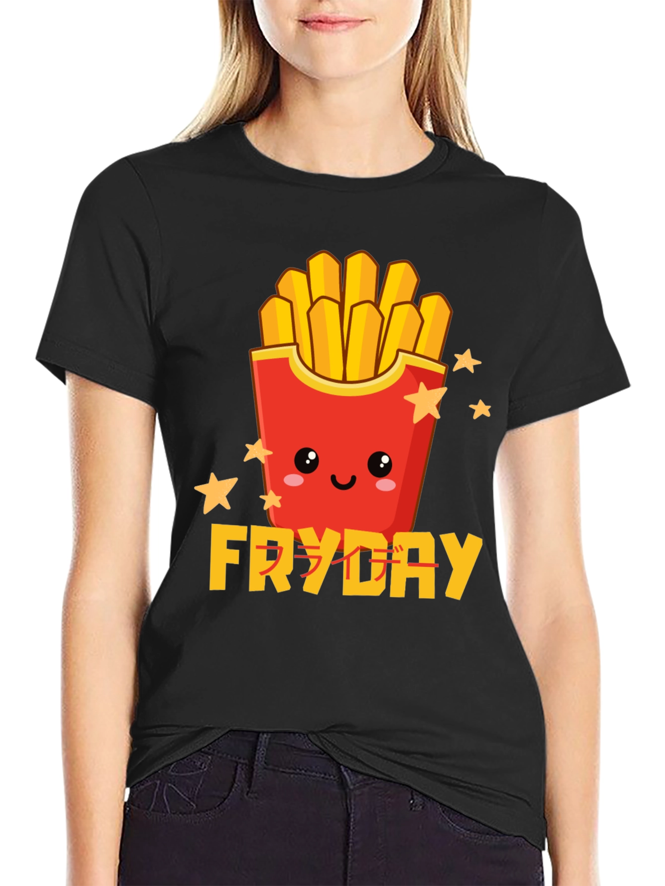 Fryday Graphic Tee - Fun Foodie T-Shirt