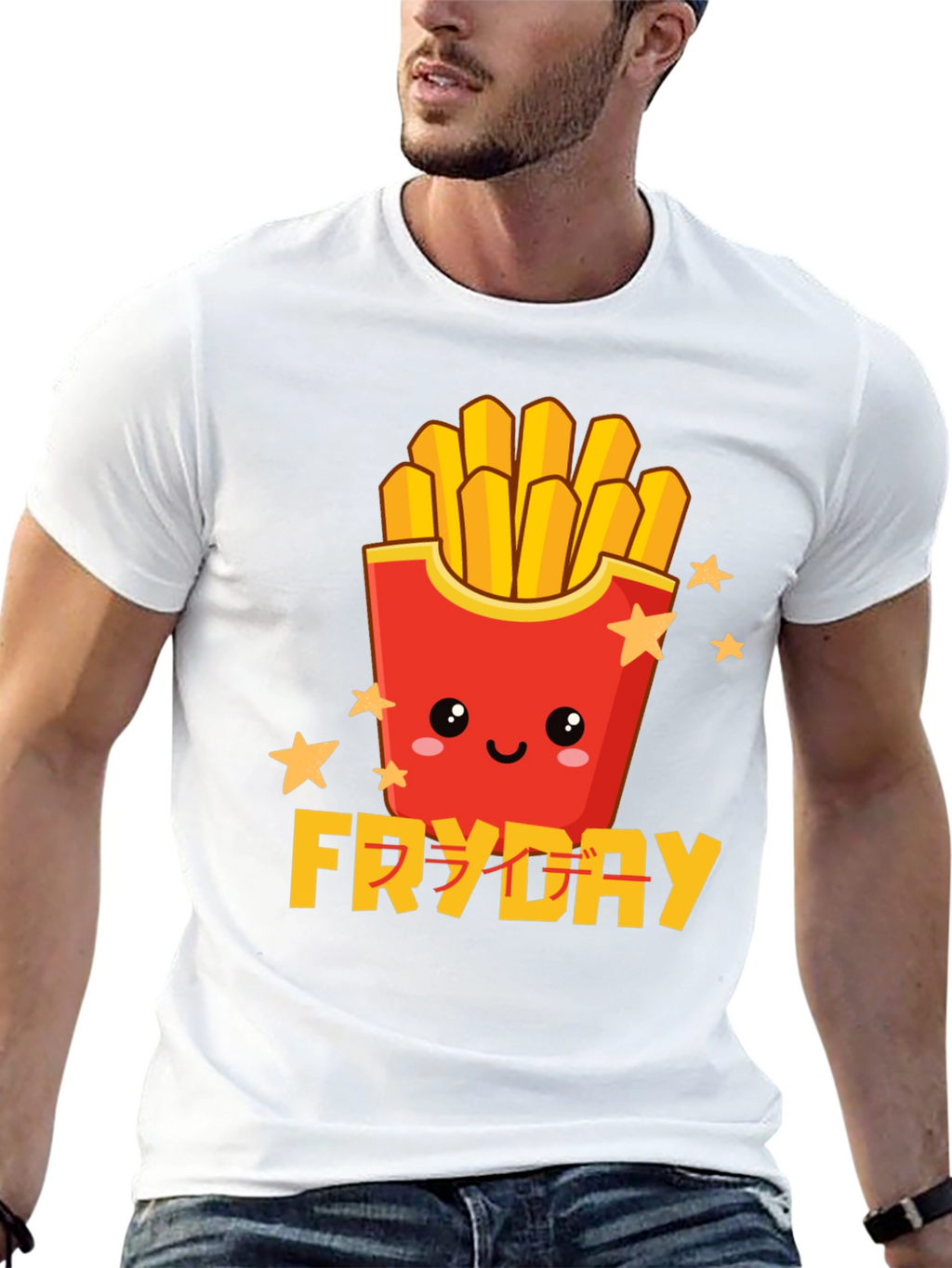 Fryday Graphic Tee - Fun Foodie T-Shirt