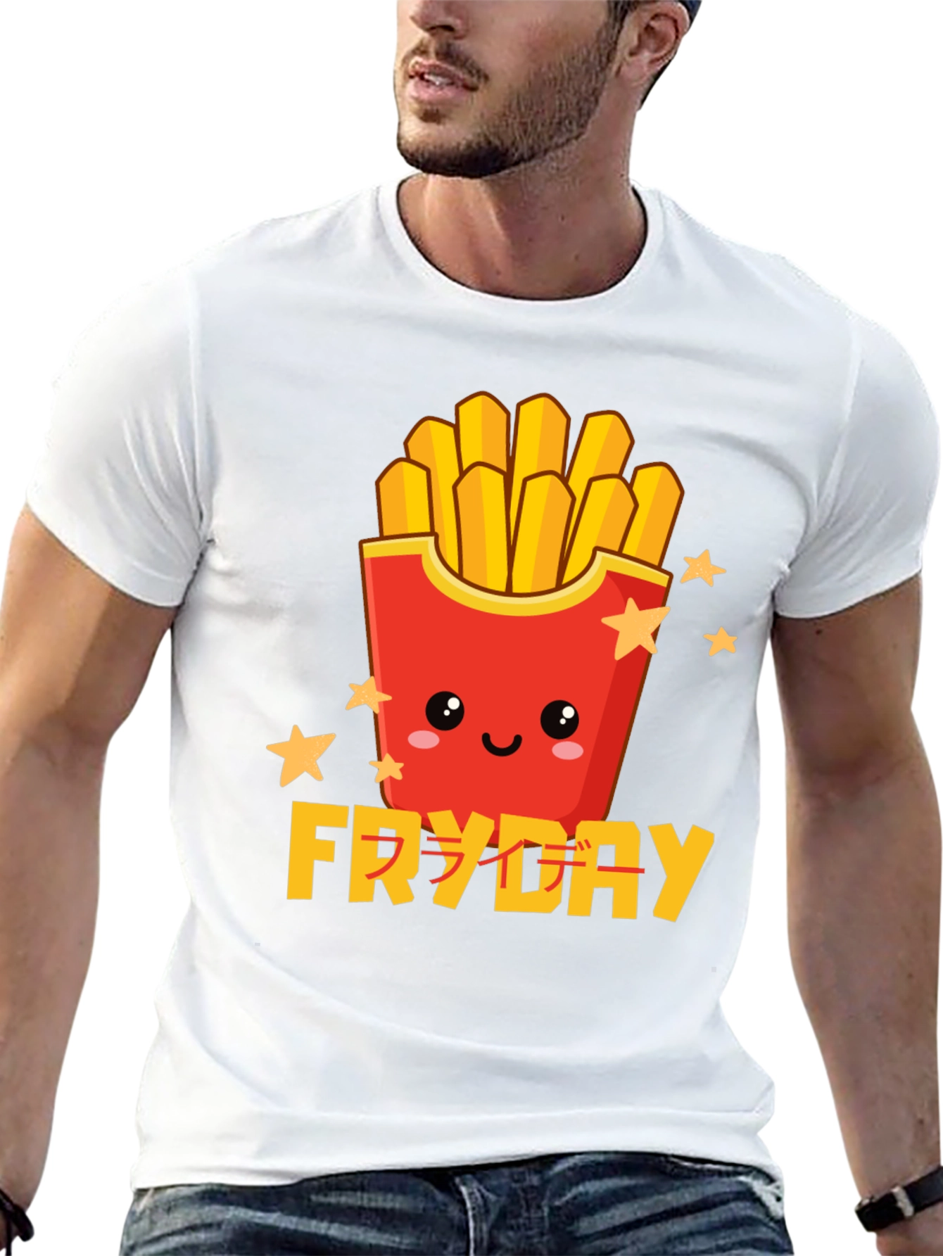 Fryday Graphic Tee - Fun Foodie T-Shirt