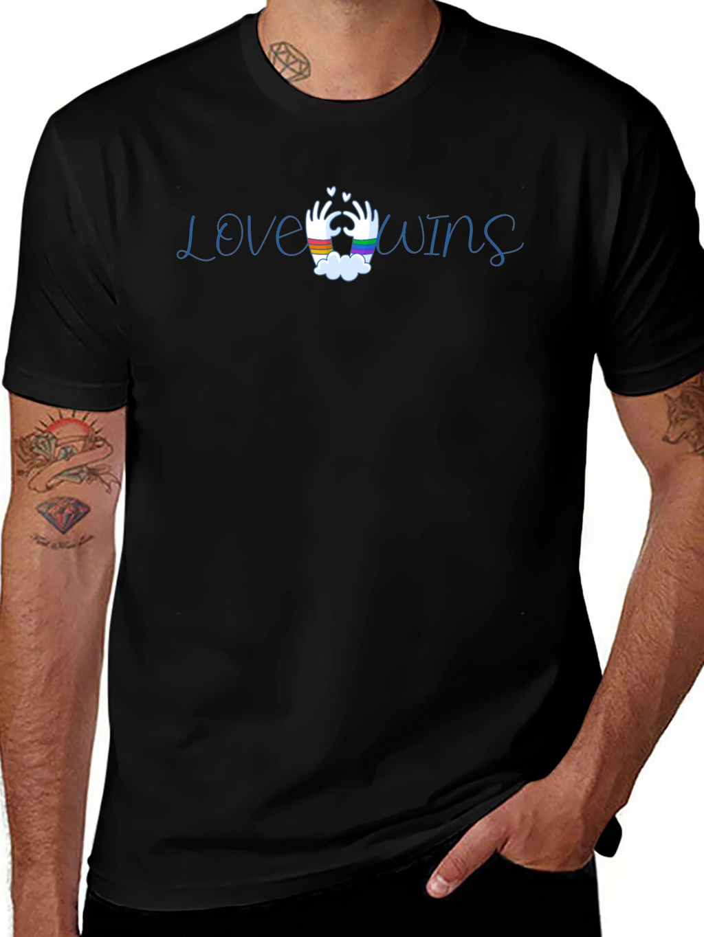 Love Wins Graphic Tee - Pride T-Shirt