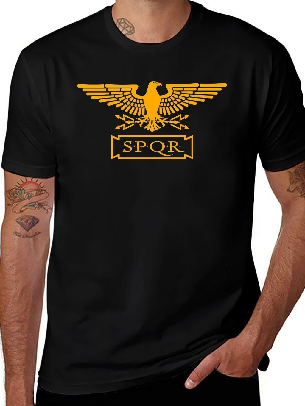 Roman Eagle SPQR T-Shirt