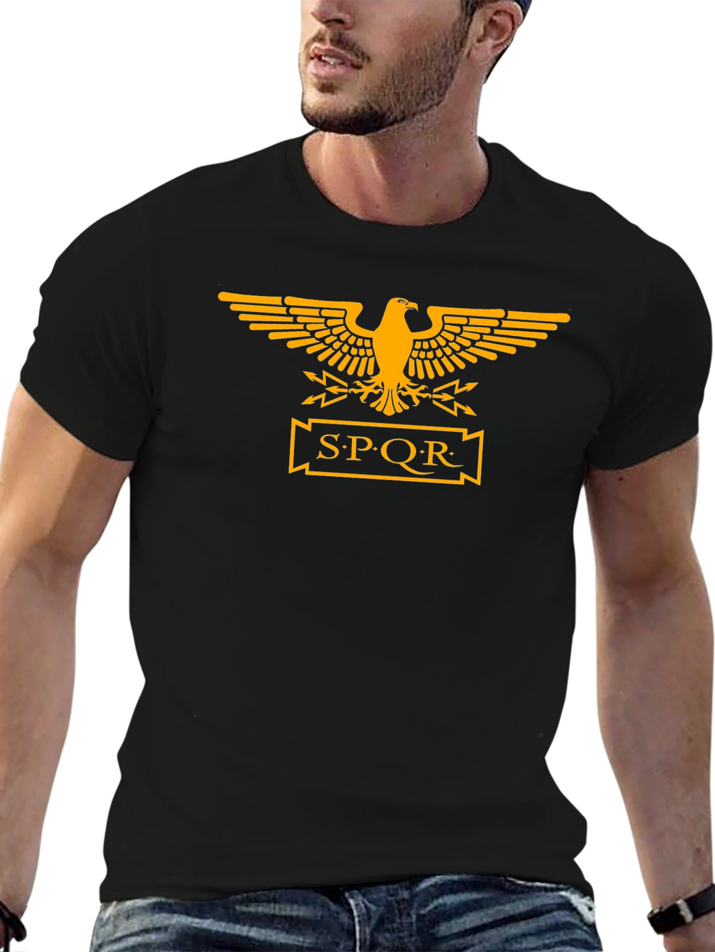 Roman Eagle SPQR T-Shirt