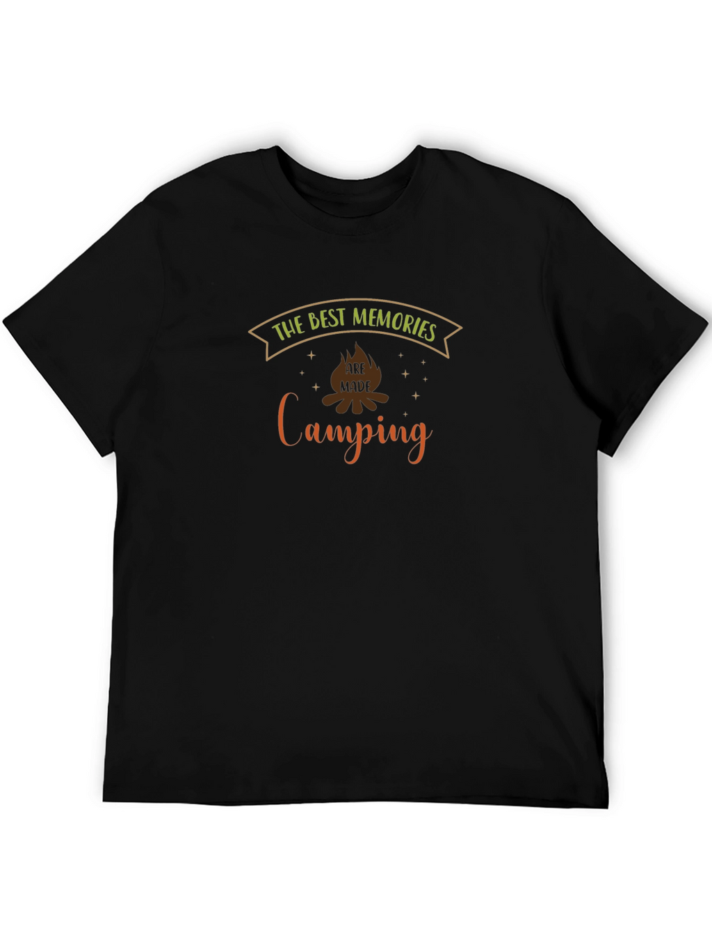Camping Memories Black T-Shirt