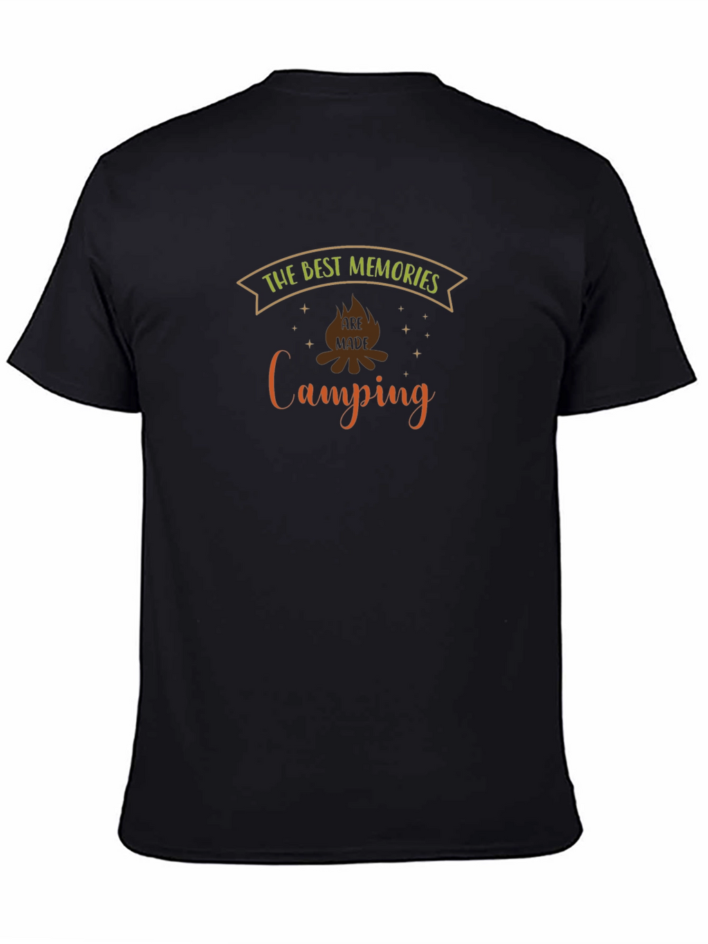 Camping Memories Black T-Shirt