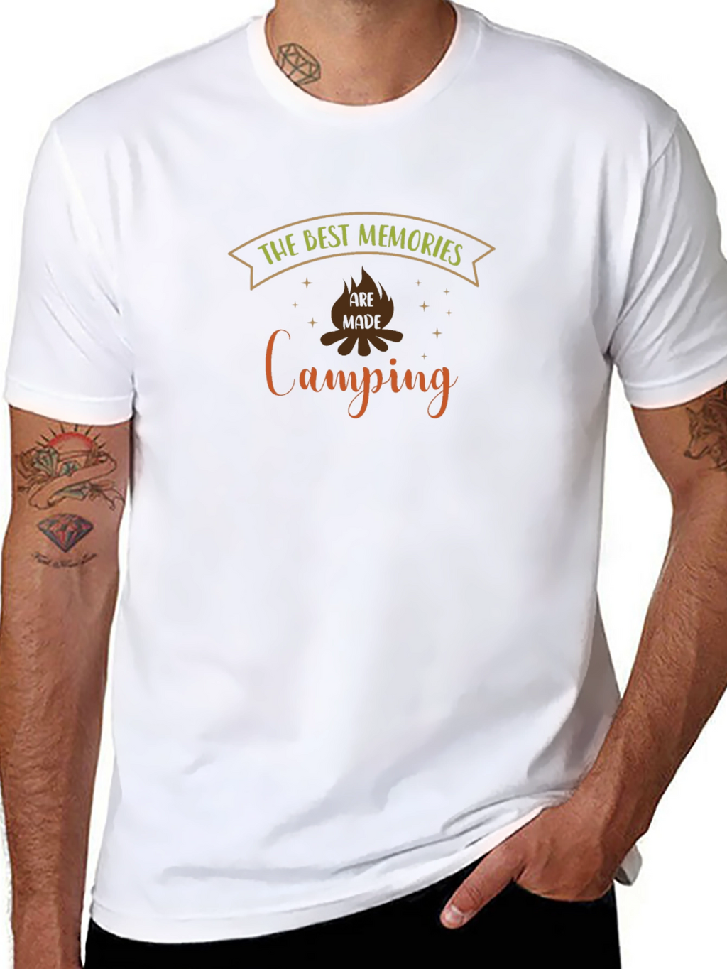 Camping Memories Black T-Shirt