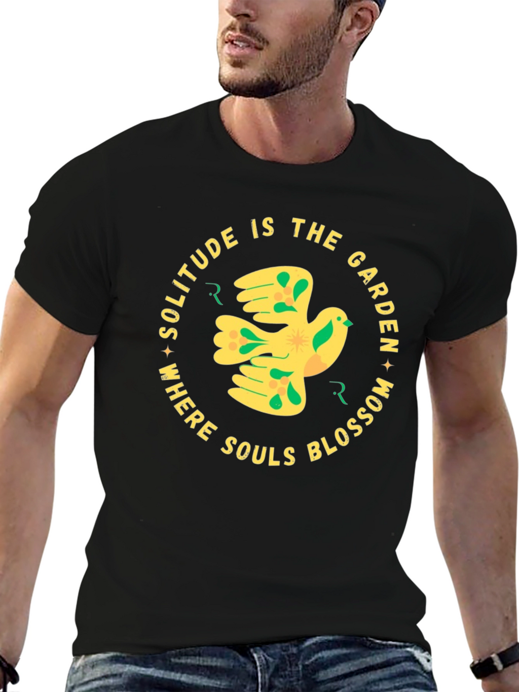 Solitude Garden Graphic Tee - Relaxed Fit
