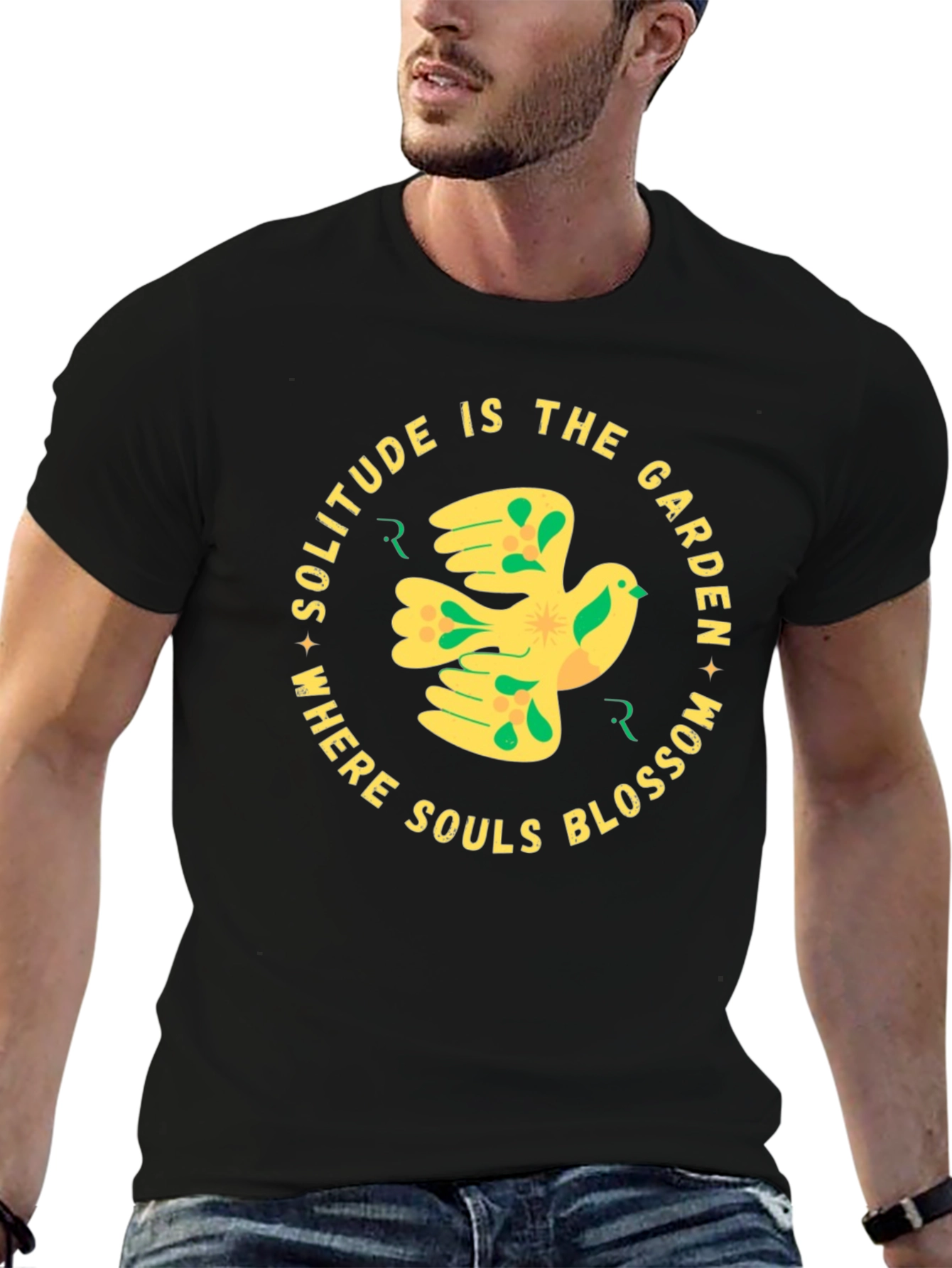 Solitude Garden Graphic Tee - Relaxed Fit