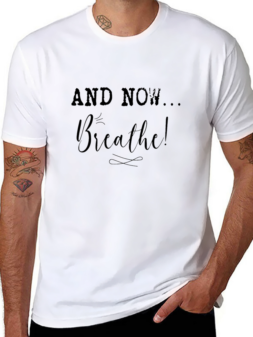 Breathe Graphic Tee - Relax and Rejuvenate!