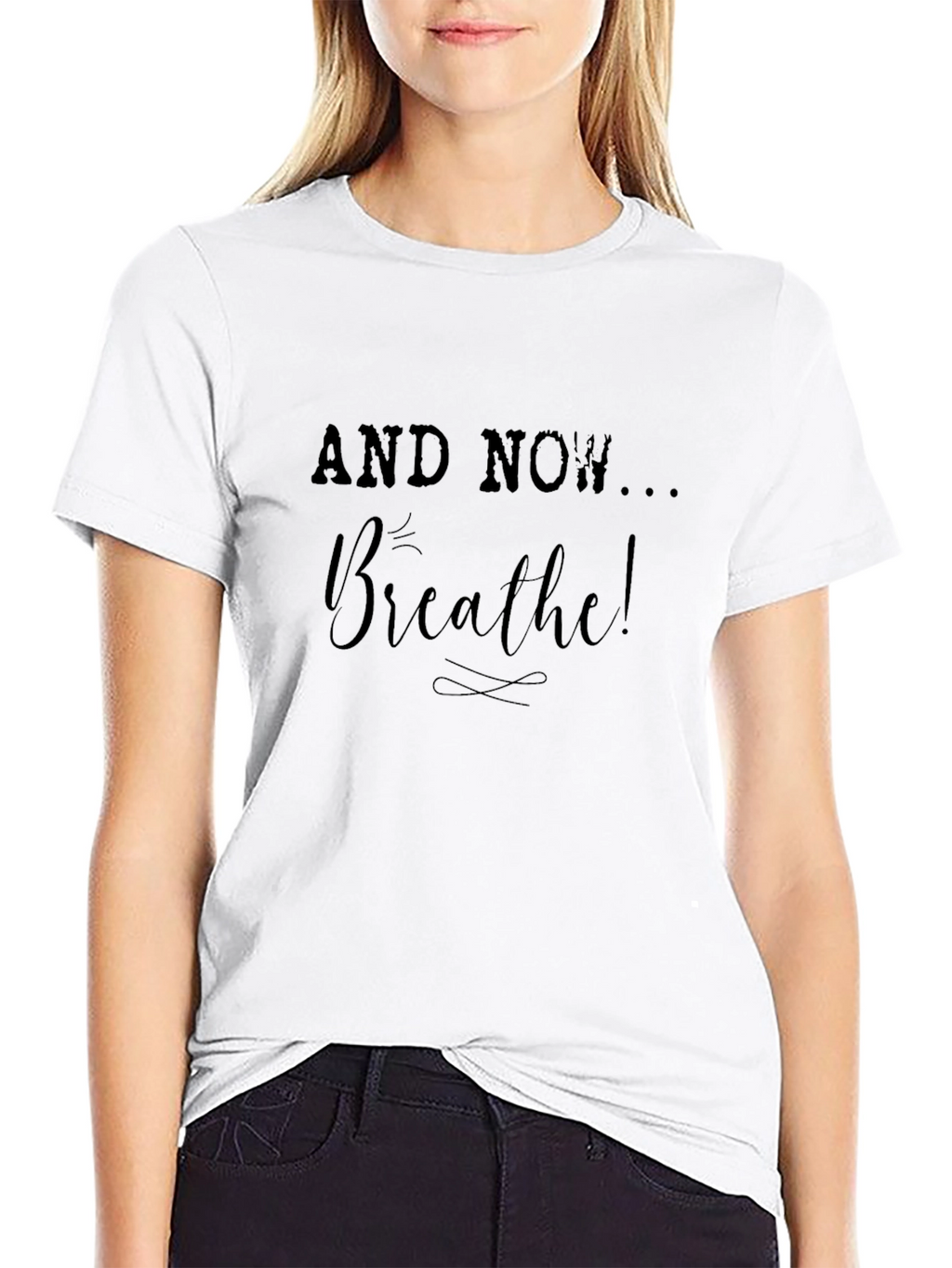 Breathe Graphic Tee - Relax and Rejuvenate!