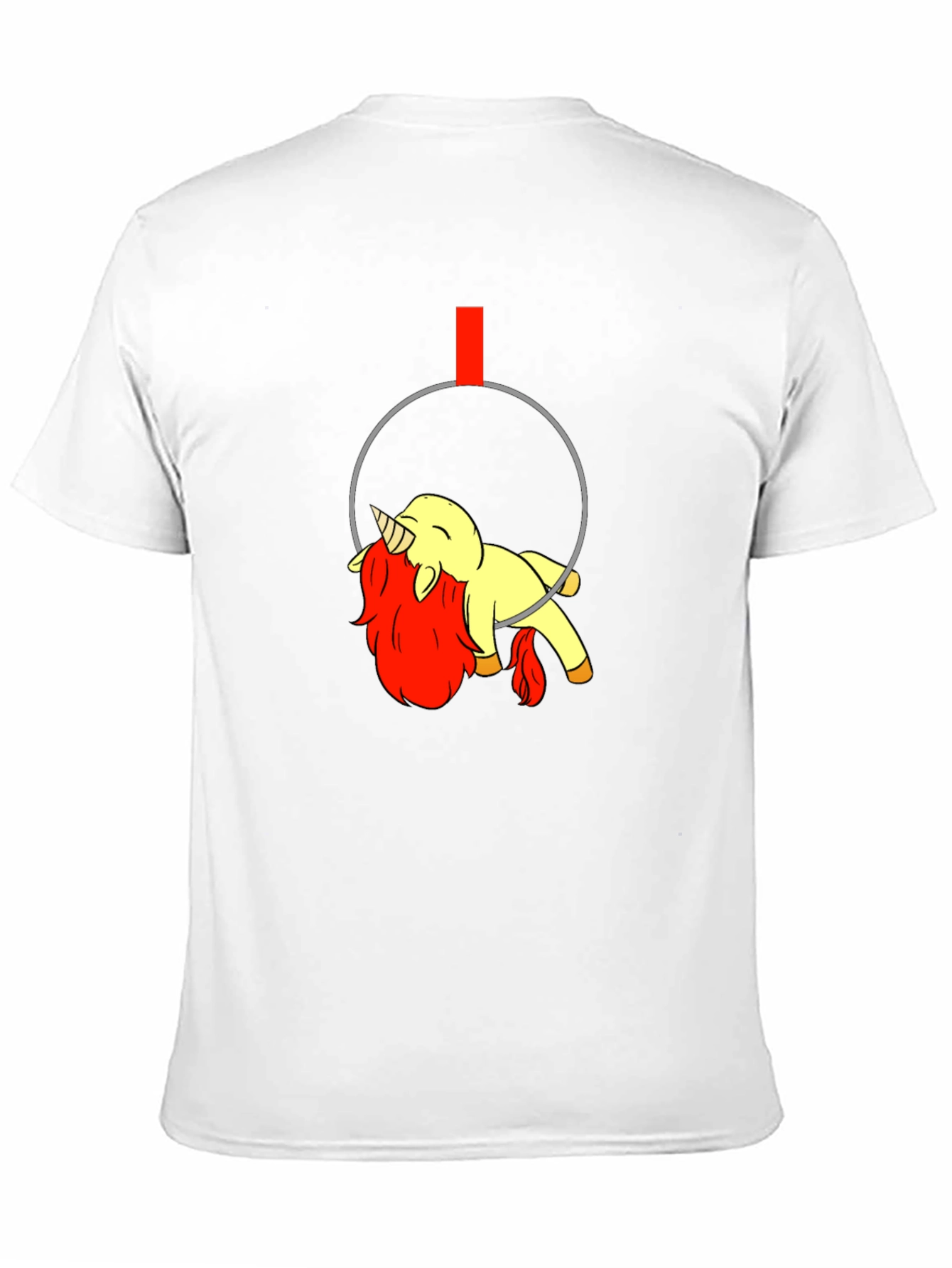 Unicorn Aerialist T-Shirt - Relaxed Fit Black Tee