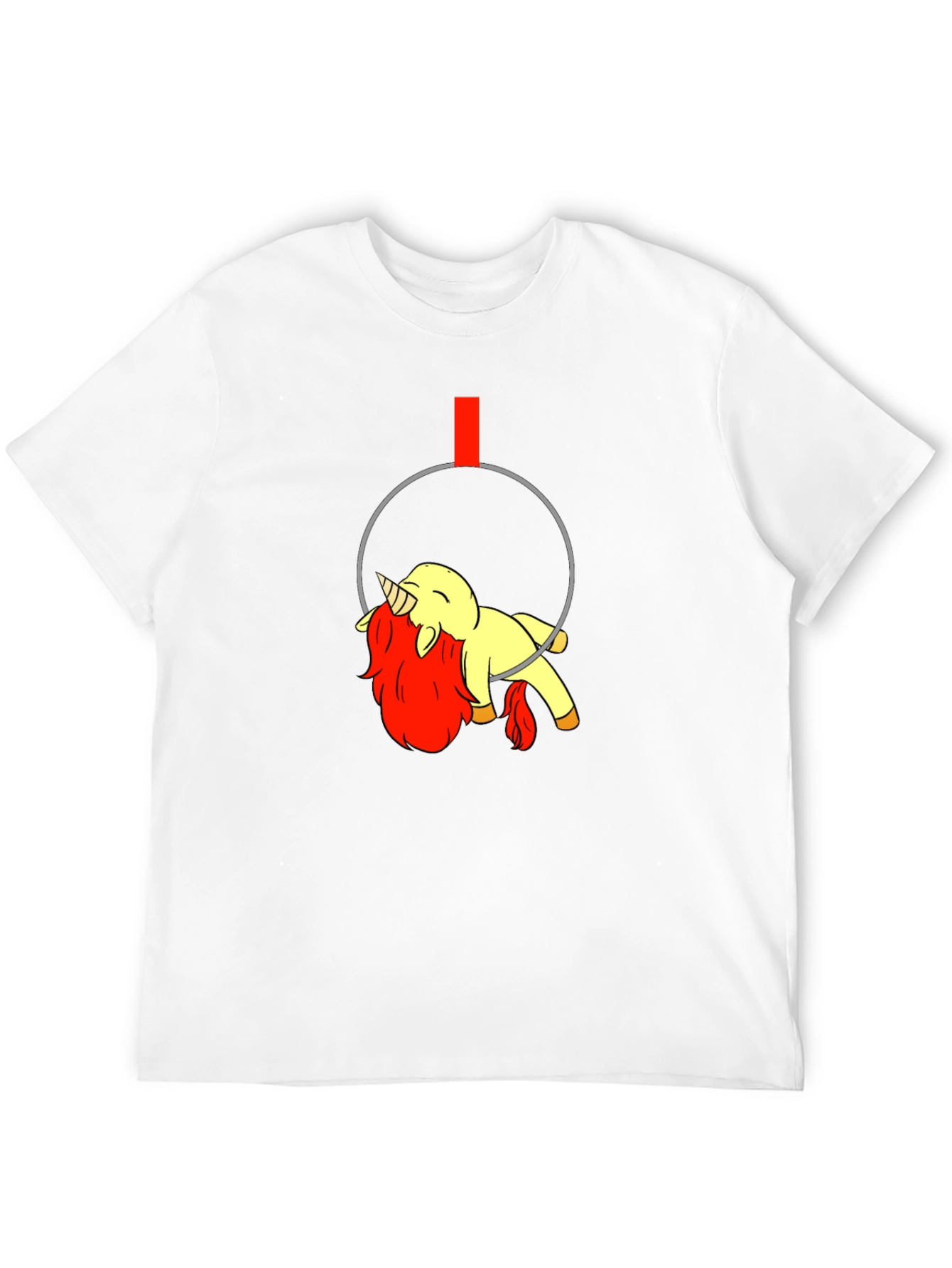 Unicorn Aerialist T-Shirt - Relaxed Fit Black Tee