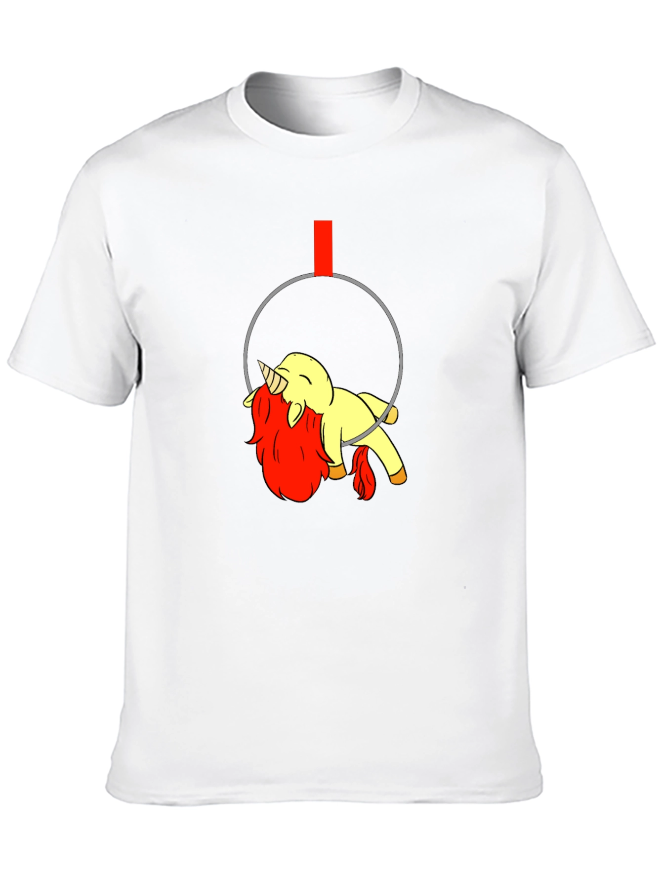 Unicorn Aerialist T-Shirt - Relaxed Fit Black Tee