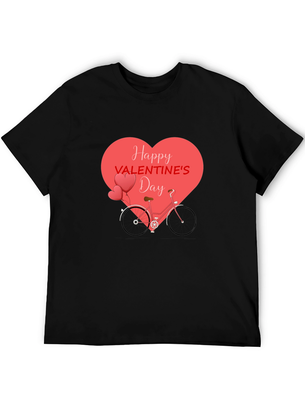 Valentines Day Bicycle Heart T-Shirt
