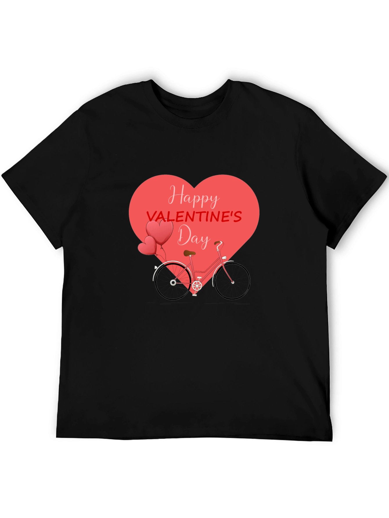 Valentines Day Bicycle Heart T-Shirt