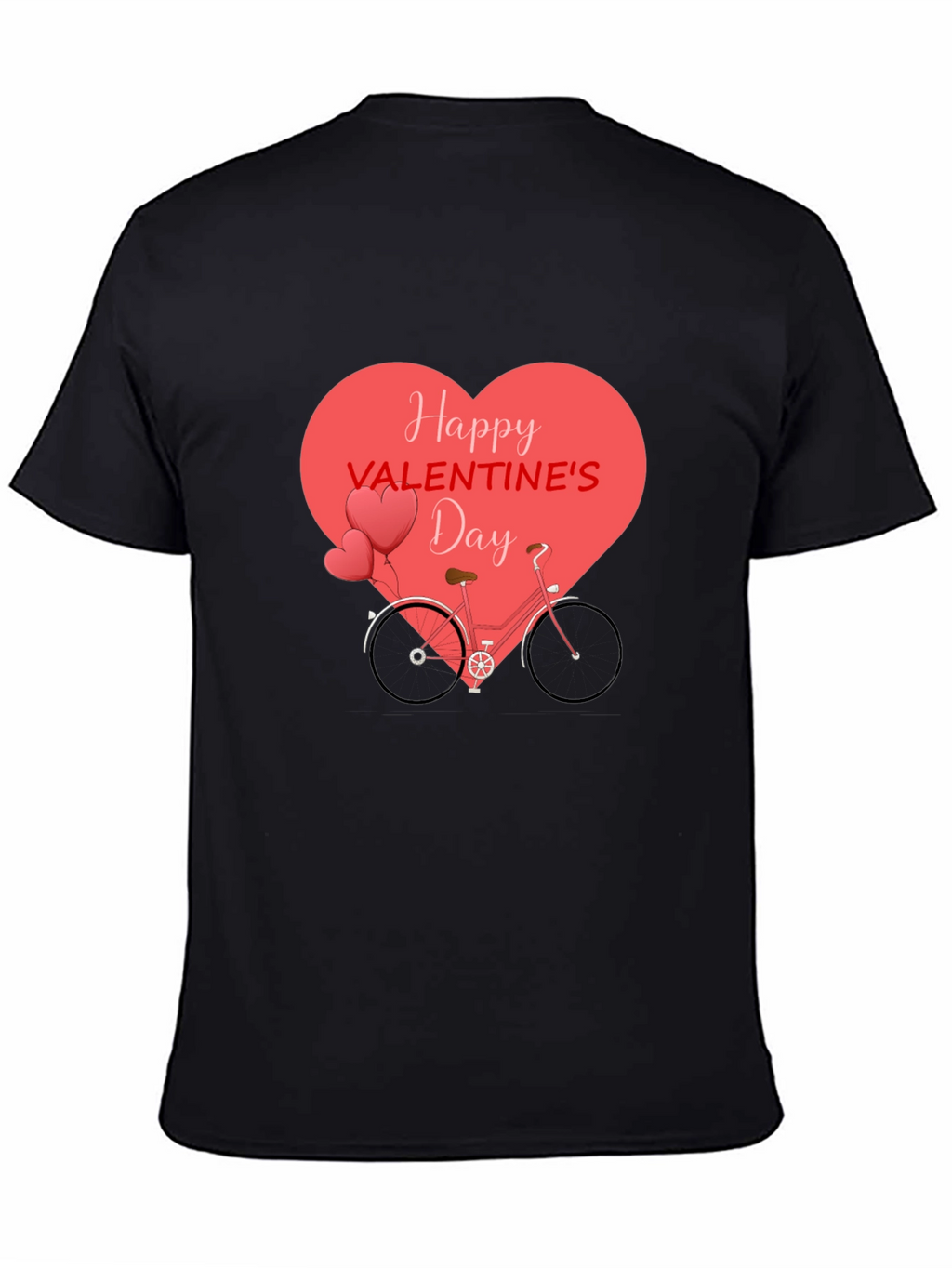 Valentines Day Bicycle Heart T-Shirt