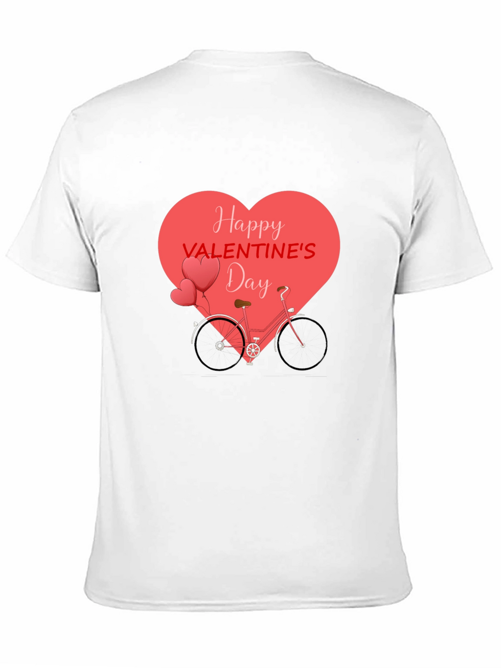 Valentines Day Bicycle Heart T-Shirt