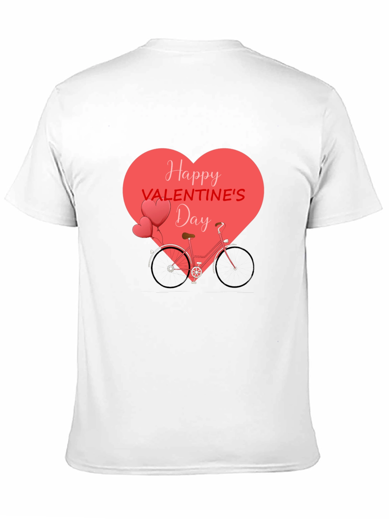Valentines Day Bicycle Heart T-Shirt