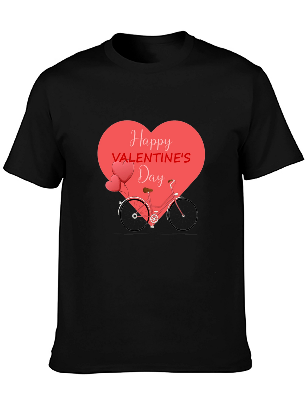Valentines Day Bicycle Heart T-Shirt