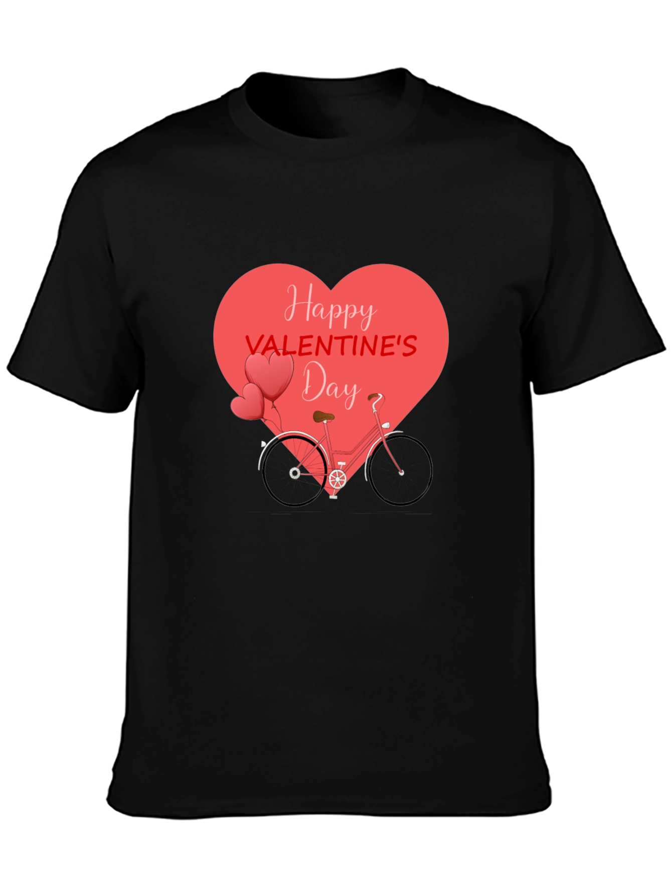 Valentines Day Bicycle Heart T-Shirt