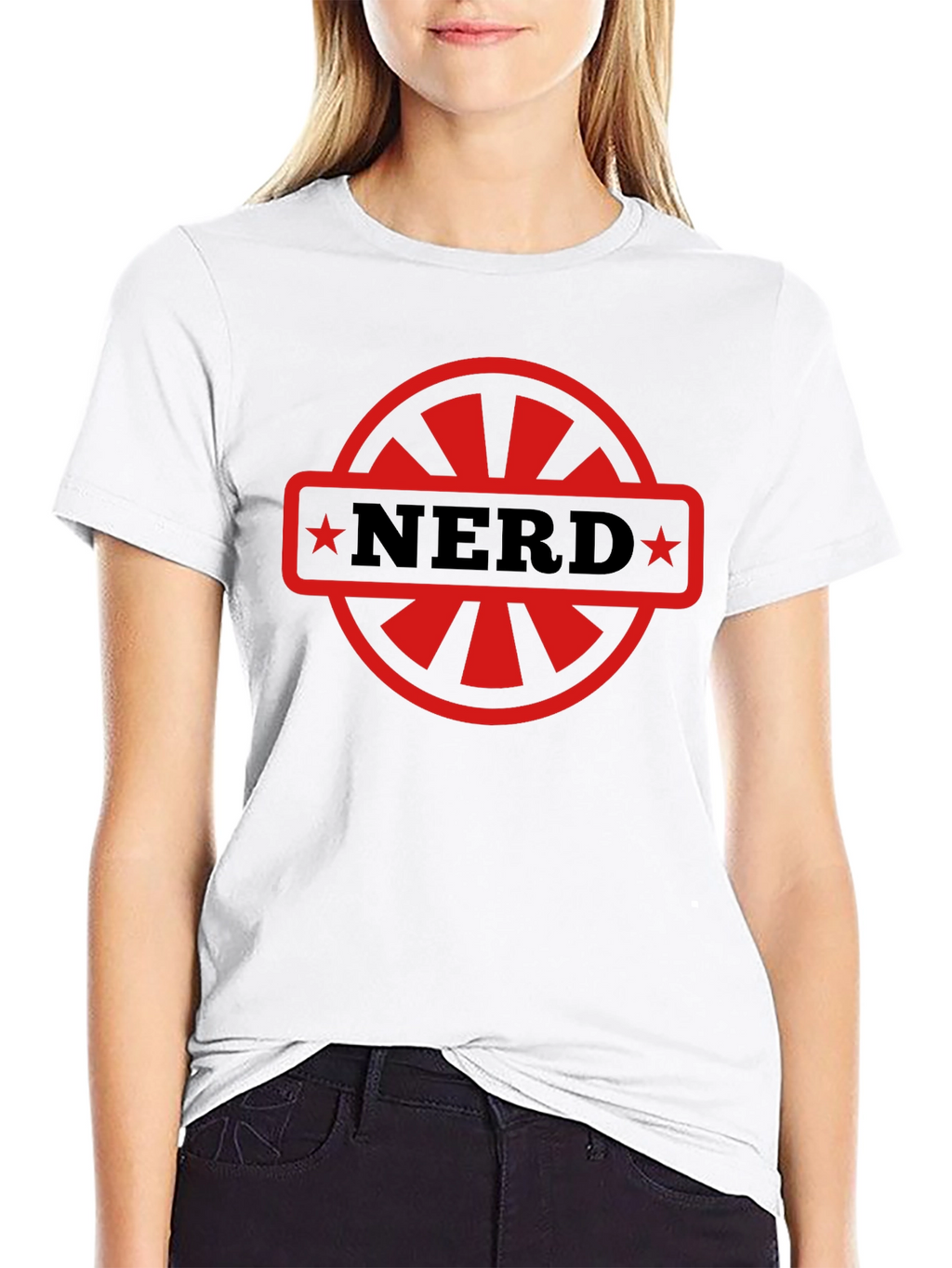Nerd Emblem Graphic T-Shirt