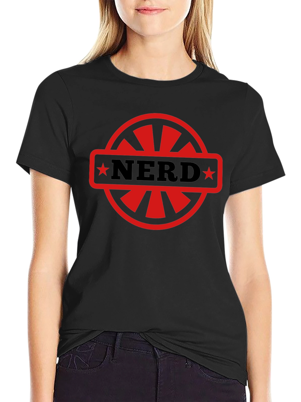 Nerd Emblem Graphic T-Shirt