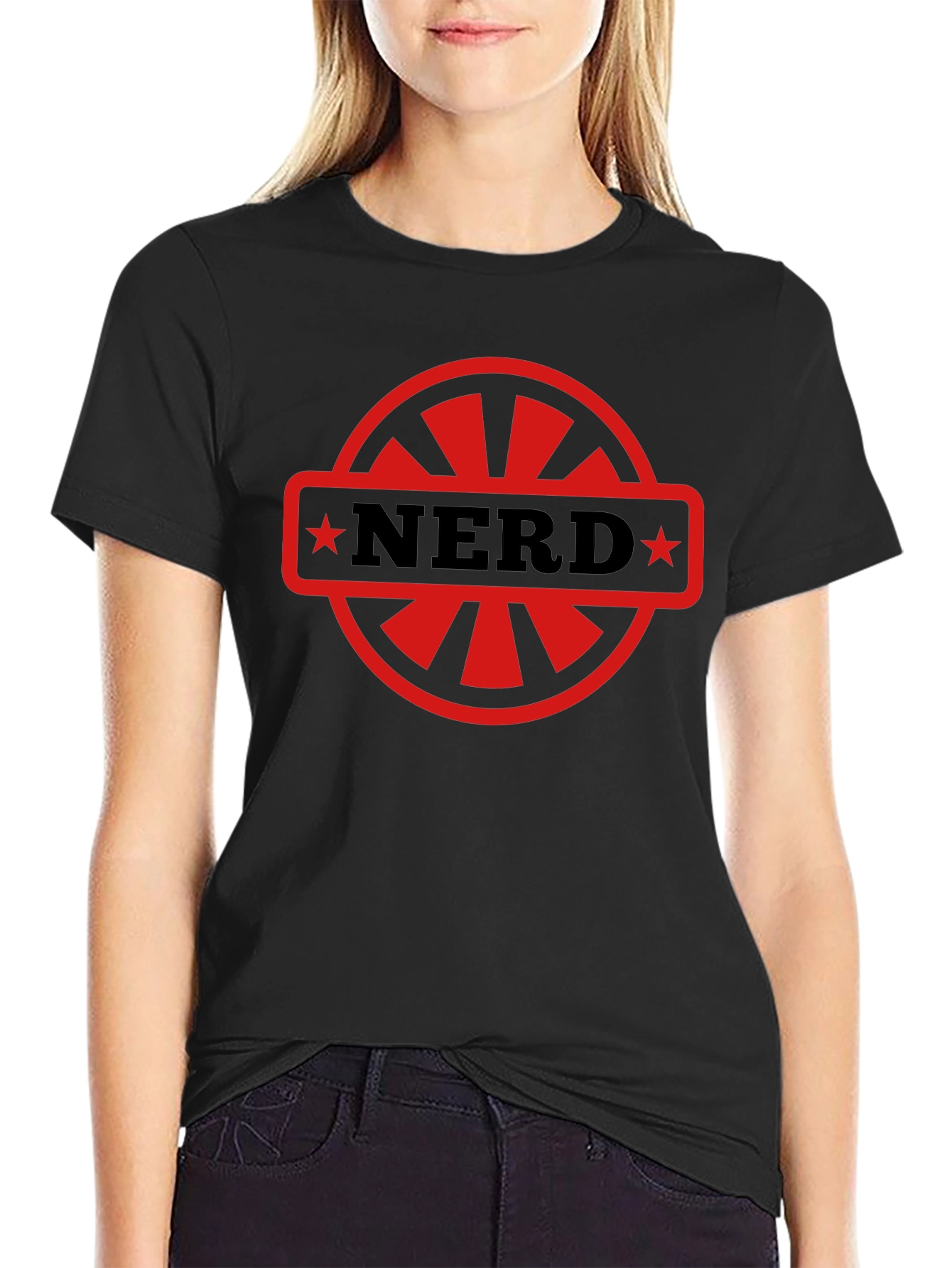 Nerd Emblem Graphic T-Shirt
