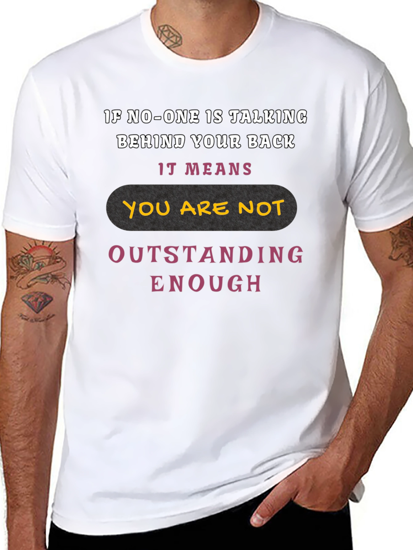 Outstanding Enough Graphic Tee