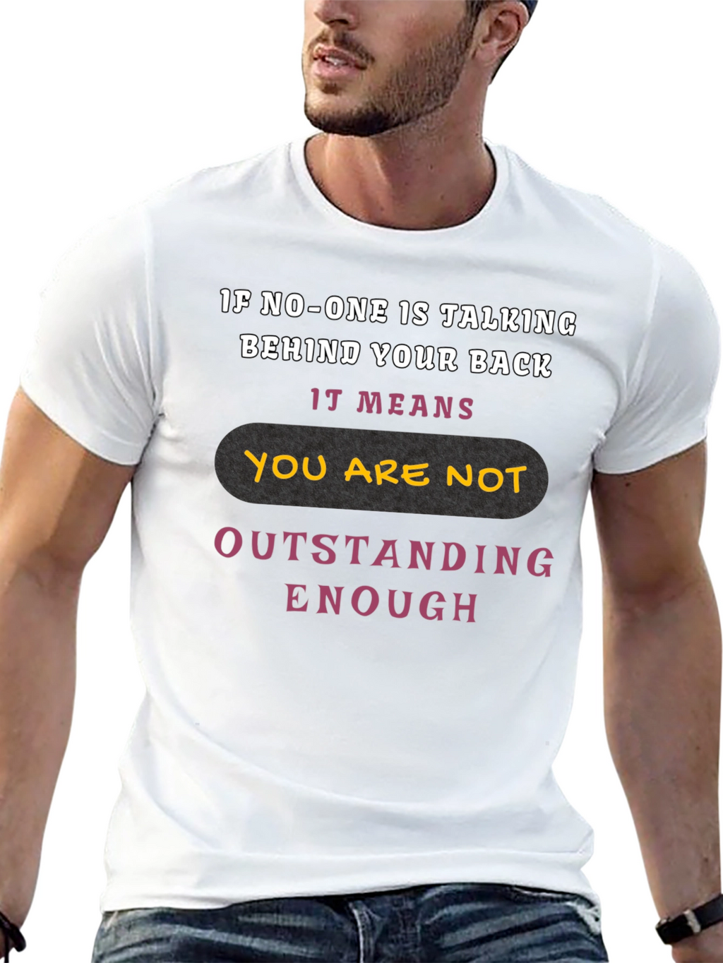 Outstanding Enough Graphic Tee