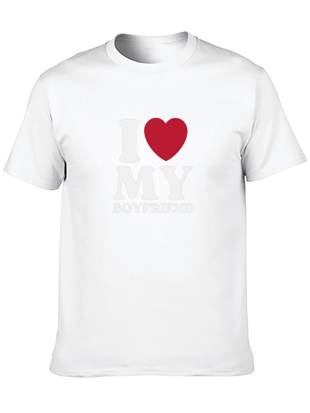 I Heart My Boyfriend T-Shirt - Novelty Graphic Tee
