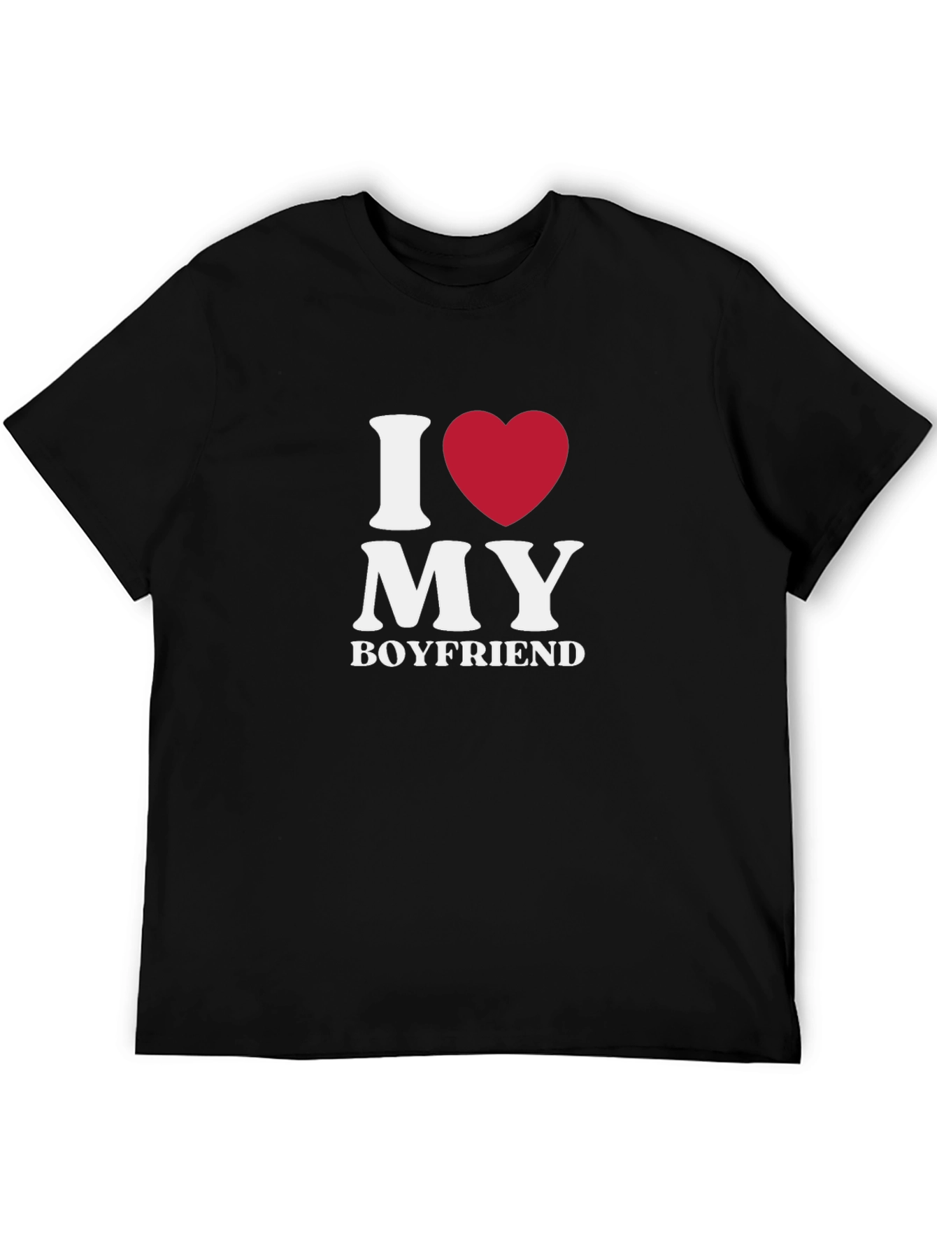 I Heart My Boyfriend T-Shirt - Novelty Graphic Tee