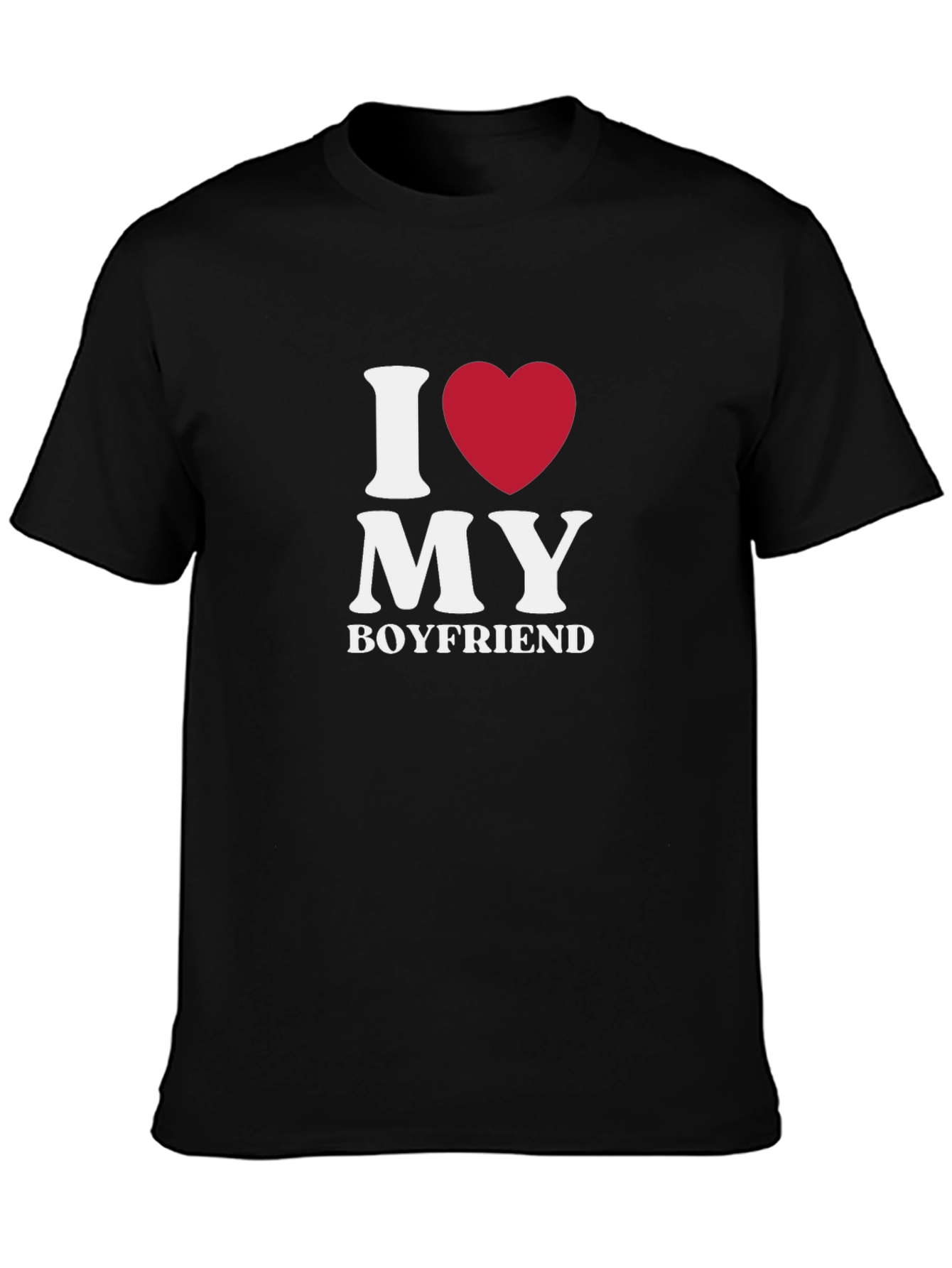 I Heart My Boyfriend T-Shirt - Novelty Graphic Tee