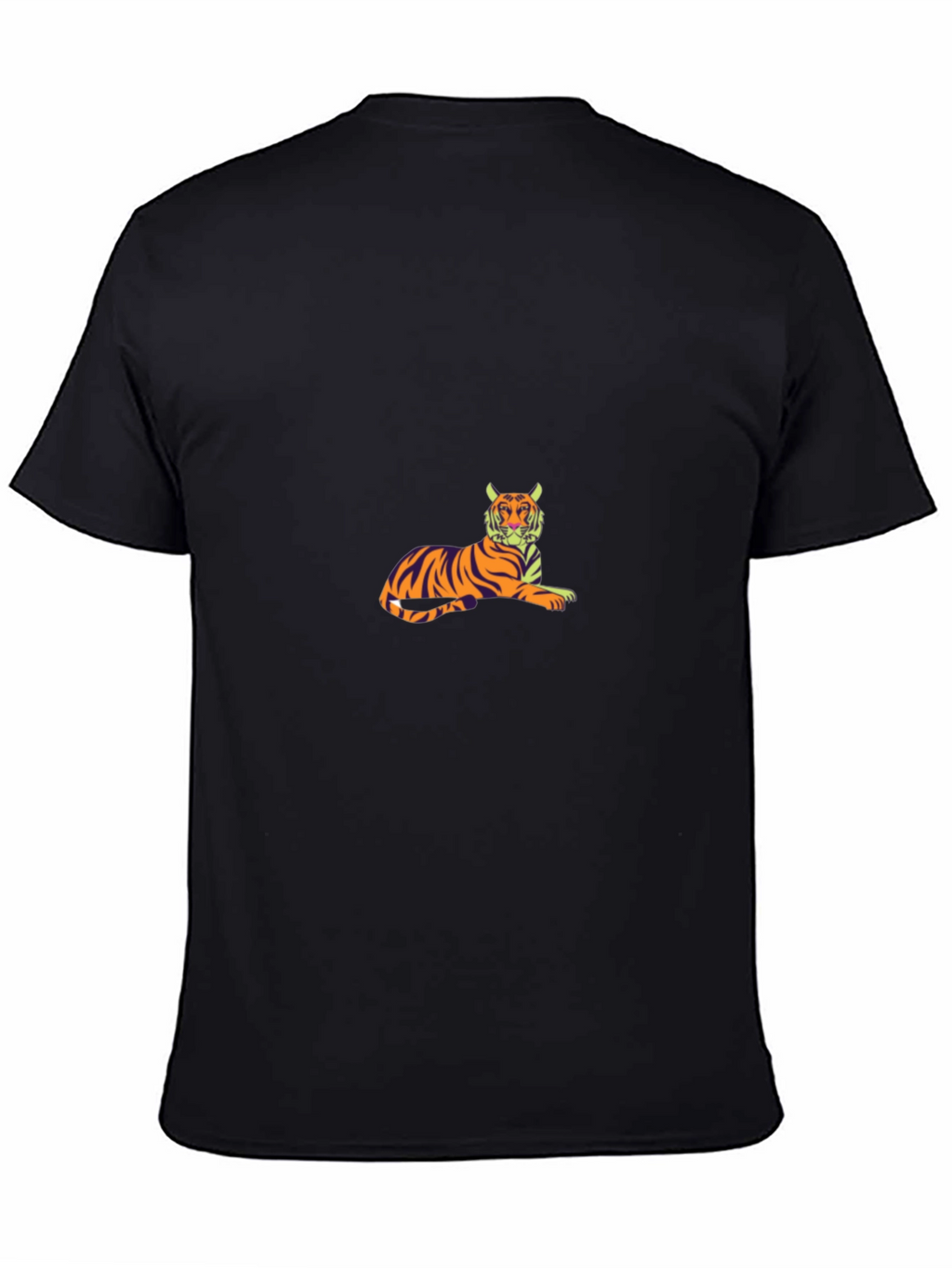 Cool Tiger Graphic Black T-Shirt