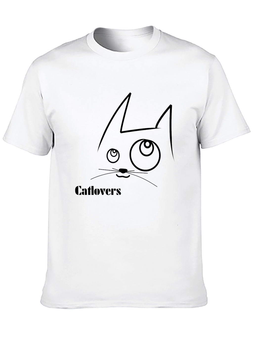 Catlovers Graphic Tee - Black