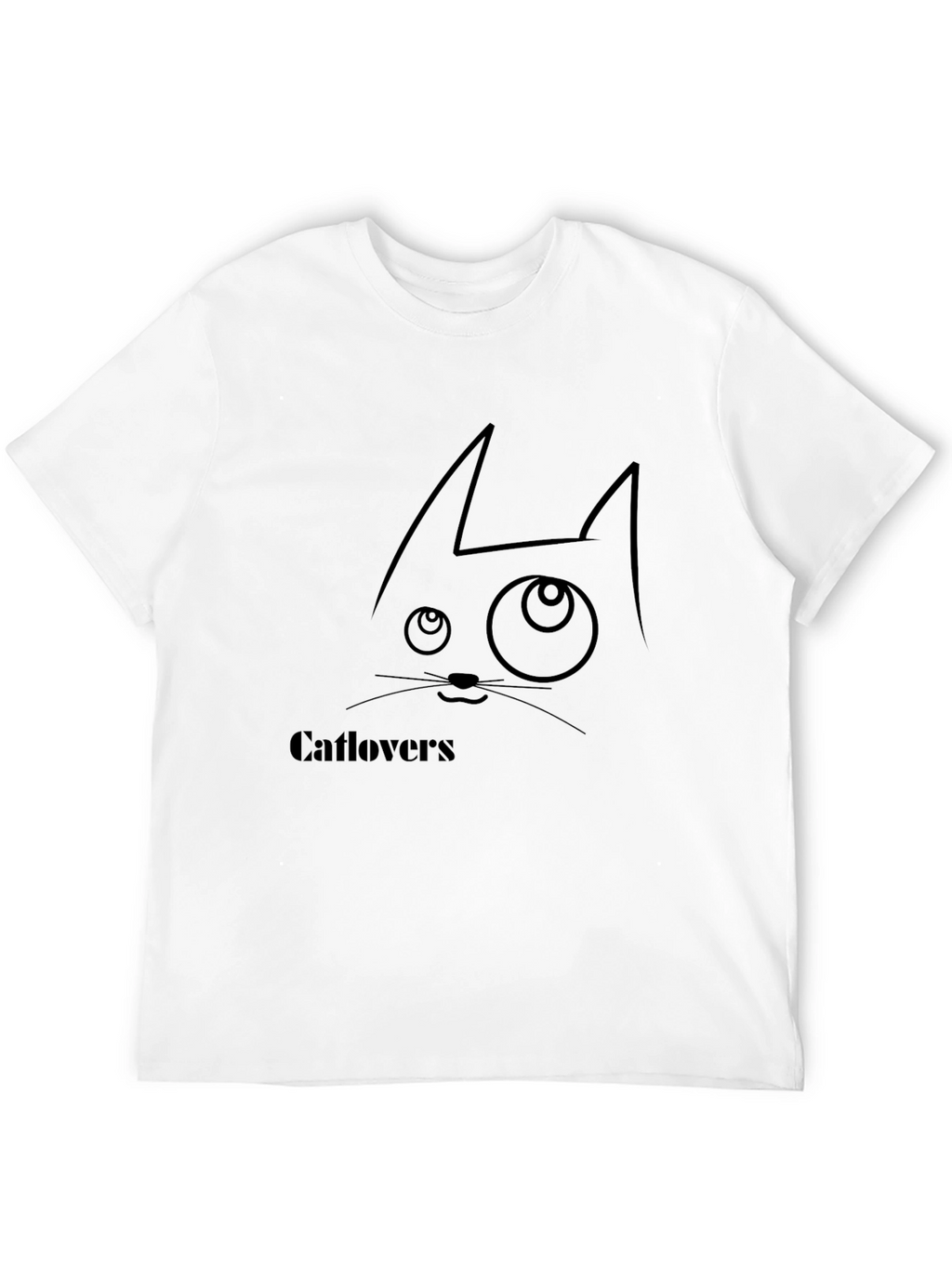 Catlovers Graphic Tee - Black