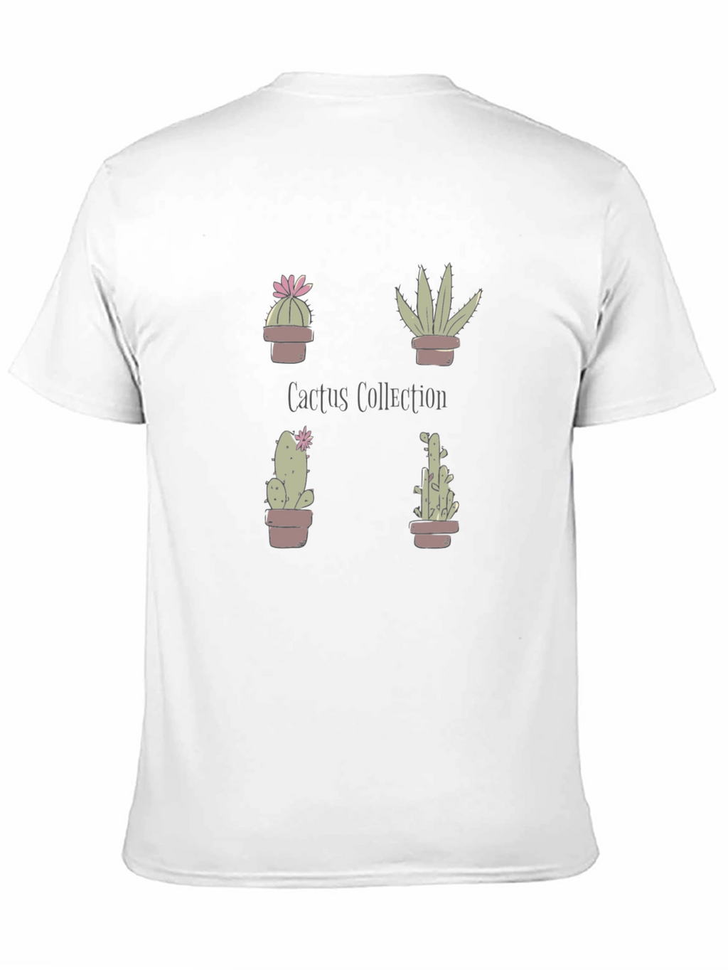 Cactus Collection Graphic Tee - Black