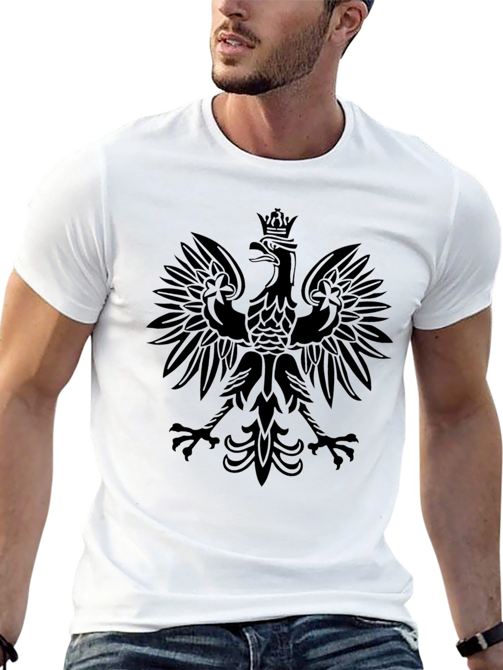 Black Eagle Graphic T-Shirt for Men