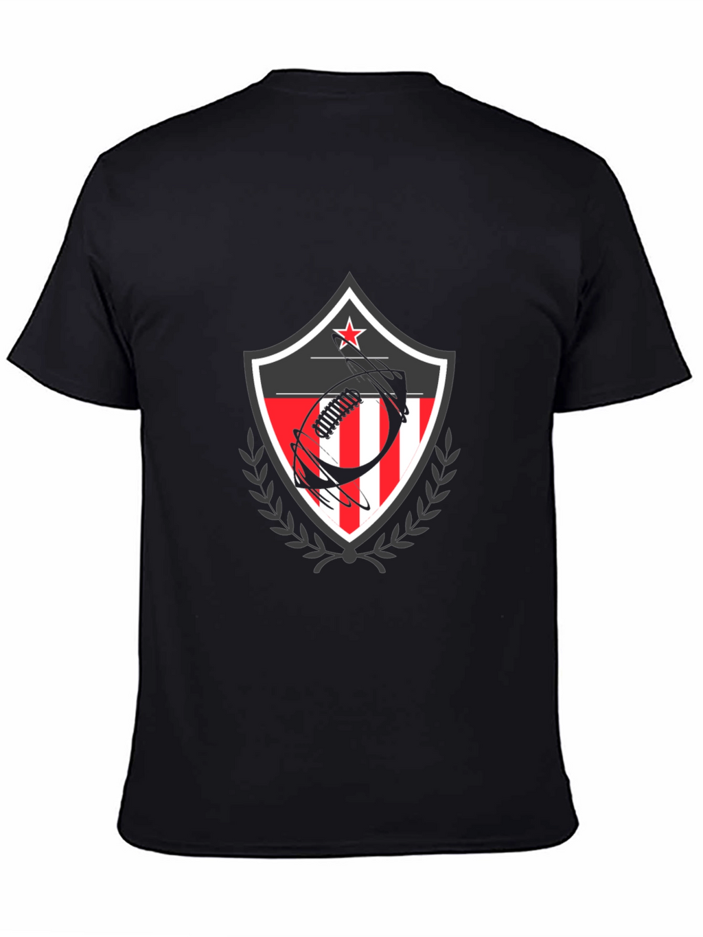 Patriotic Football Shield Graphic T-Shirt