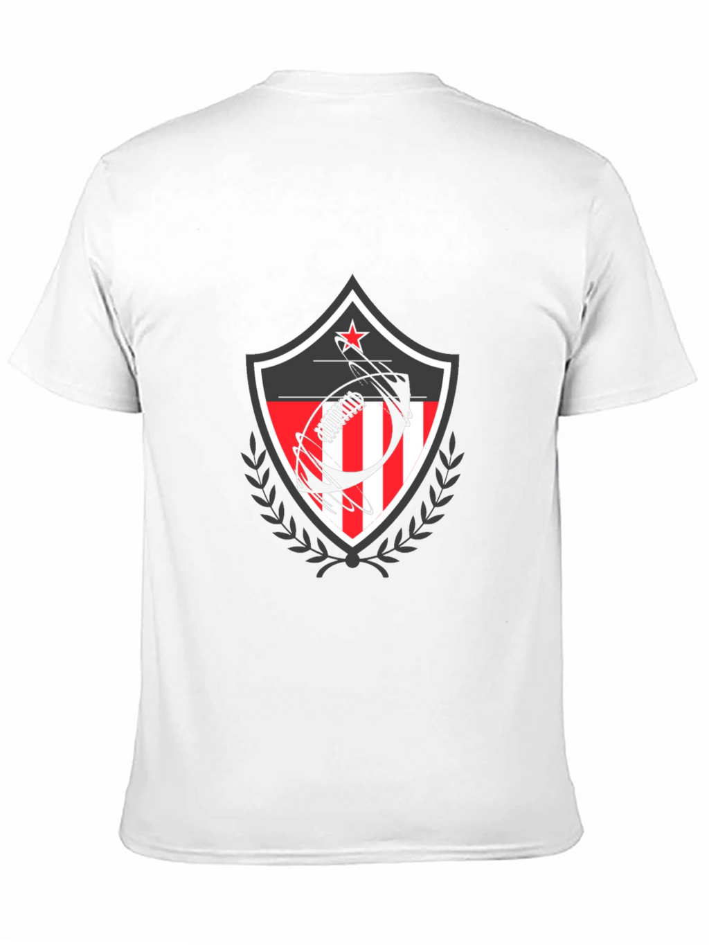 Patriotic Football Shield Graphic T-Shirt