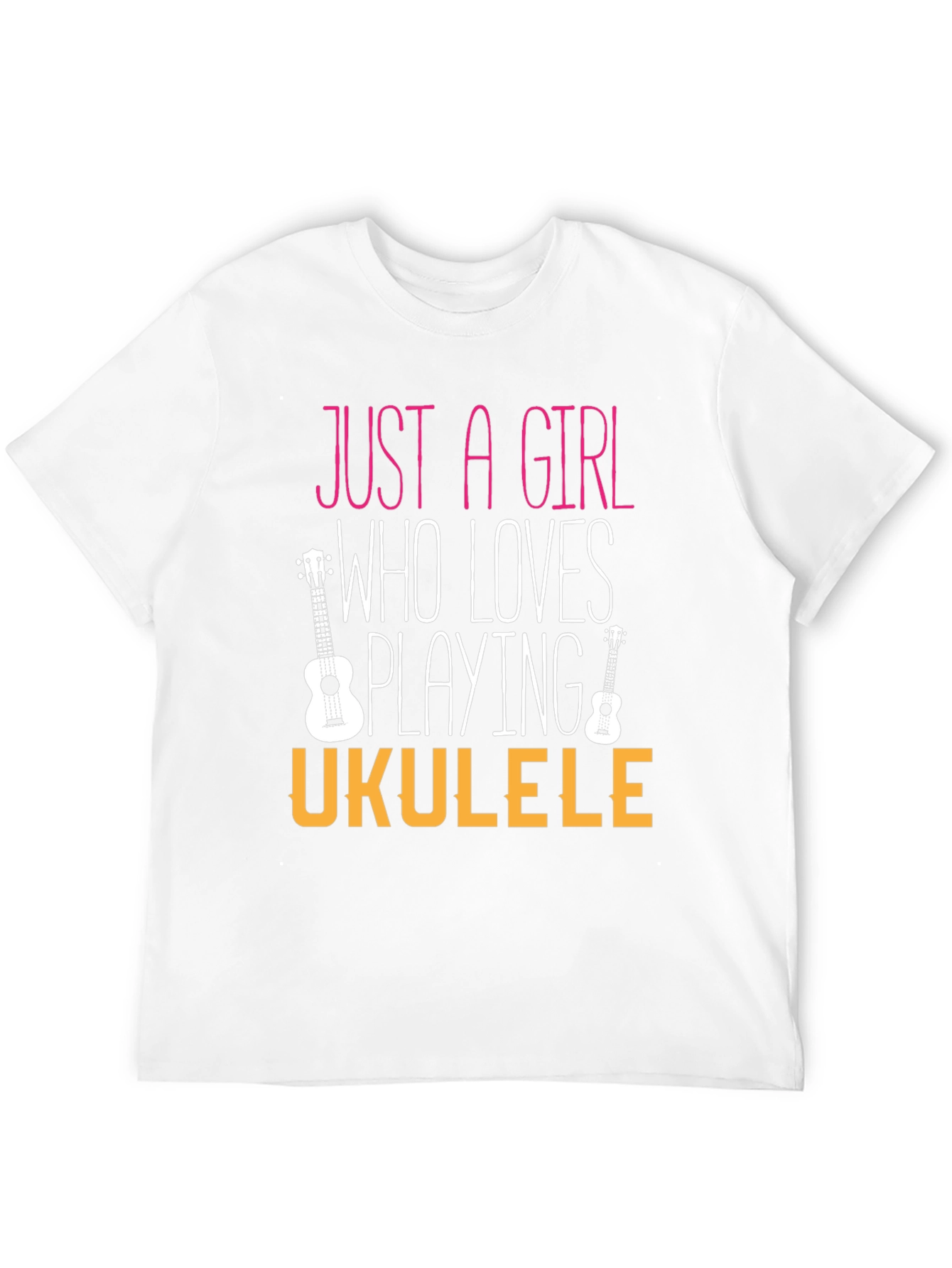 Just a Girl Who Loves Playing Ukulele T-Shirt