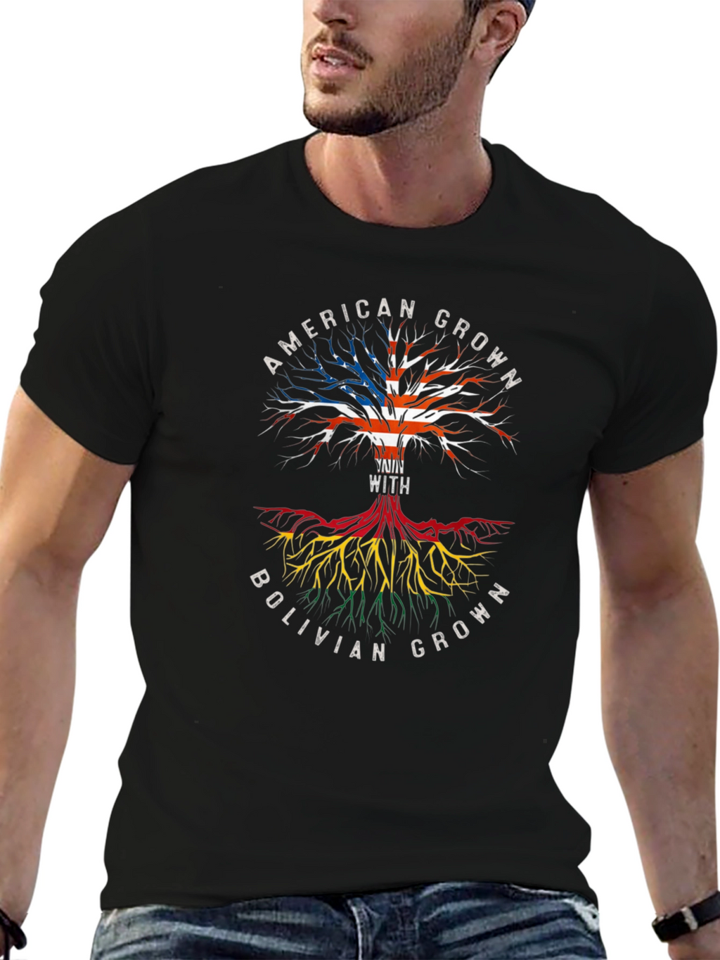 American Grown with Bolivian Roots T-Shirt