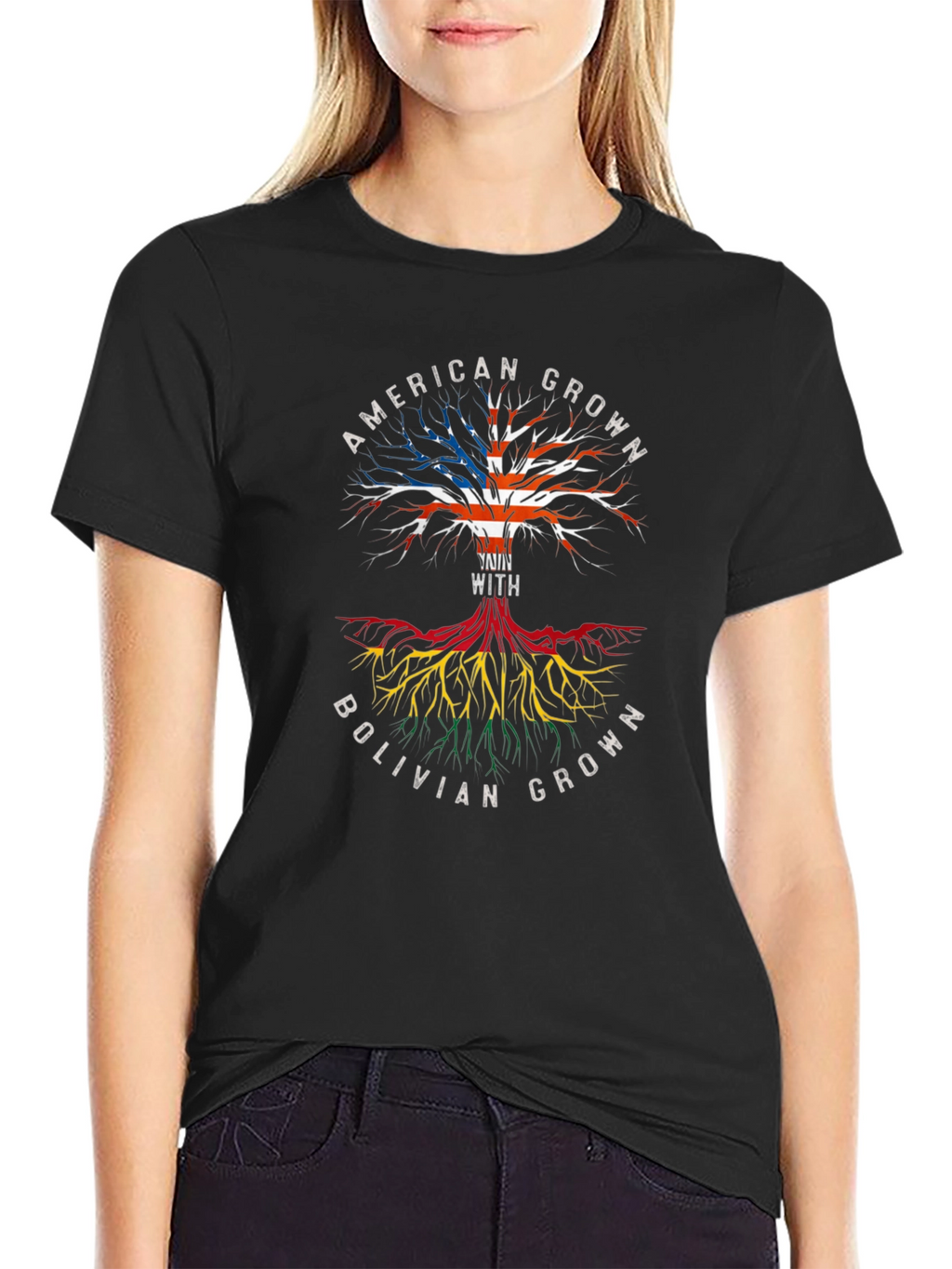 American Grown with Bolivian Roots T-Shirt