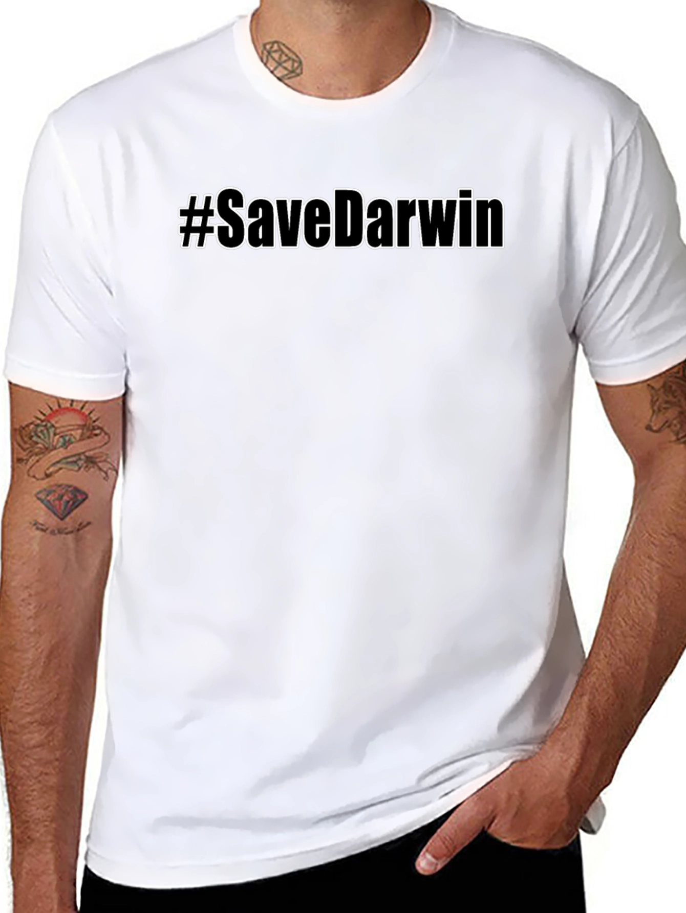 #SaveDarwin Graphic Tee - Black