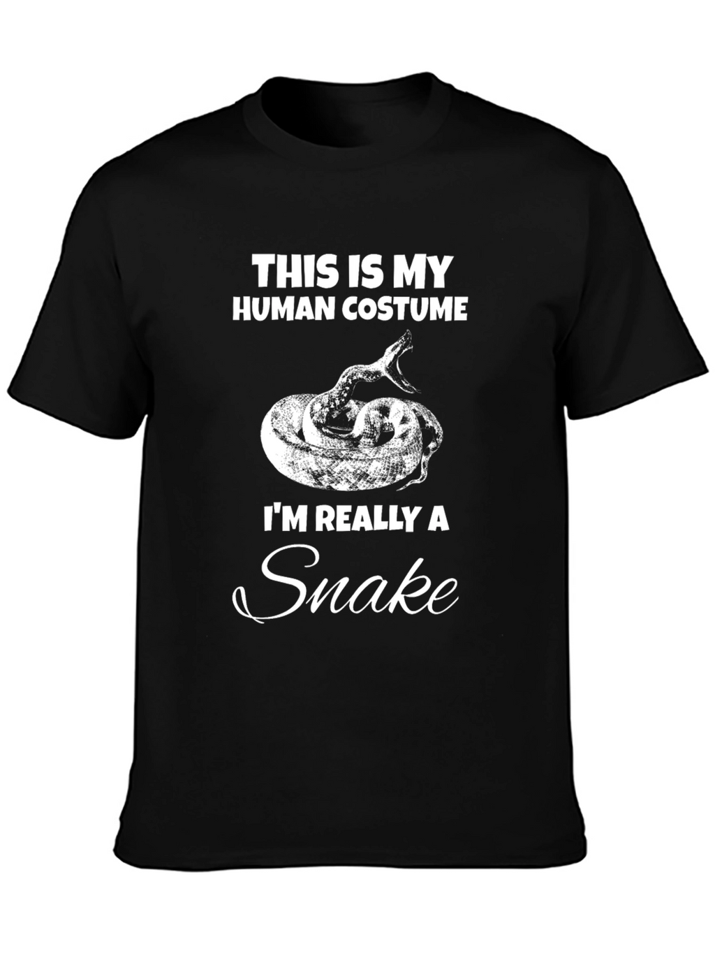Human Costume Funny Snake T-Shirt