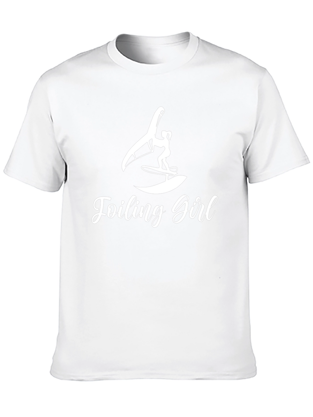 Foiling Girl Graphic Tee - Windsurfing T-Shirt